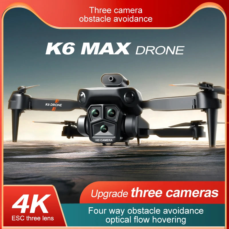 K6MAX Drone with 4k professional camera dji rc best selling professional mini dron fpv rc airplane dj long distance drift drone