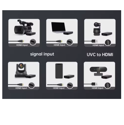 Codificador/decodificador de vídeo HDMI NDI 4K, entrada/salida UVC, captura de vídeo, SRT,RTMP(S),RTSP