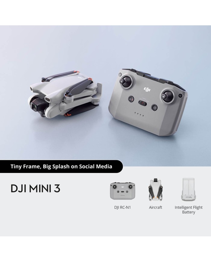 Kit dron Dji Mini 3 + mando con pantalla