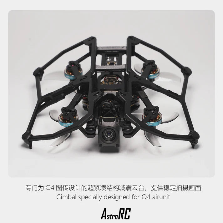 AstroRC CarbonFly 80 1.8inch（80mm)tinywhoop Frame O4 version
