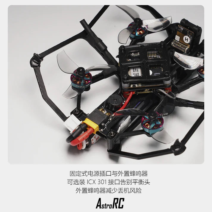 AstroRC CarbonFly 80 1.8inch（80mm)tinywhoop Frame O4 version