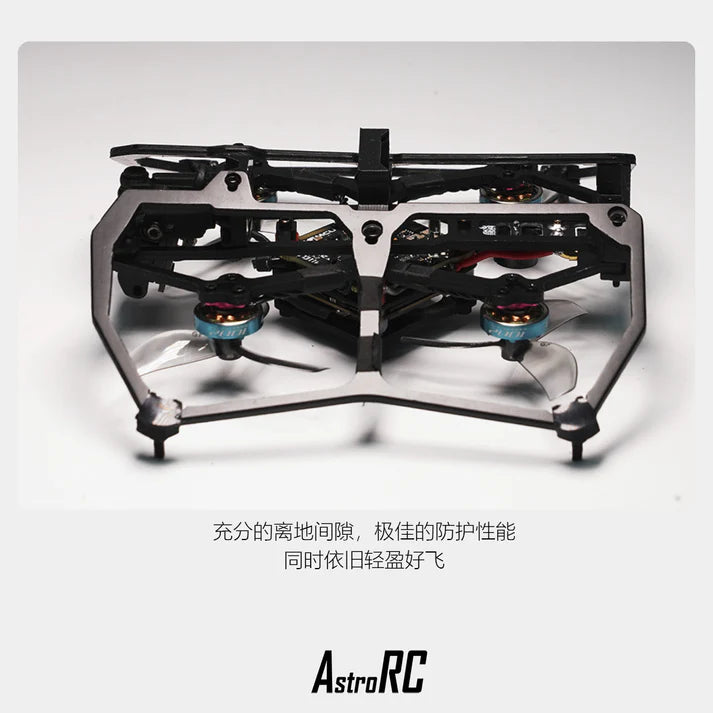 AstroRC [PNP/BNF] Carbonfly 80 HD DJI O4 HD VTX Dron FPV para interiores 2S