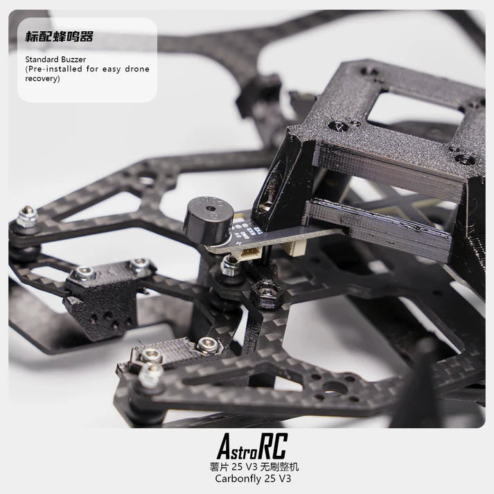 AstroRC Carbonfly 25 V3 2,5 pulgadas Cinewhoop