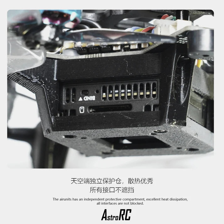 AstroRC [PNP/BNF] CarbonFly25 V3 HD Cinewhoop FPV Drone 2.5 Inch