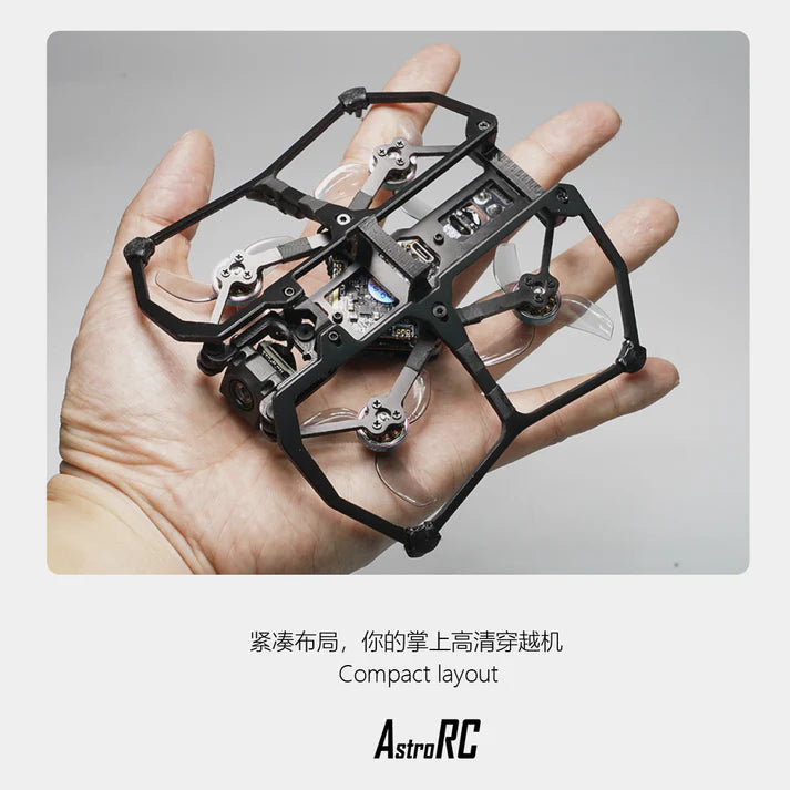 AstroRC CarbonFly 80 1.8inch（80mm)tinywhoop Frame O4 version
