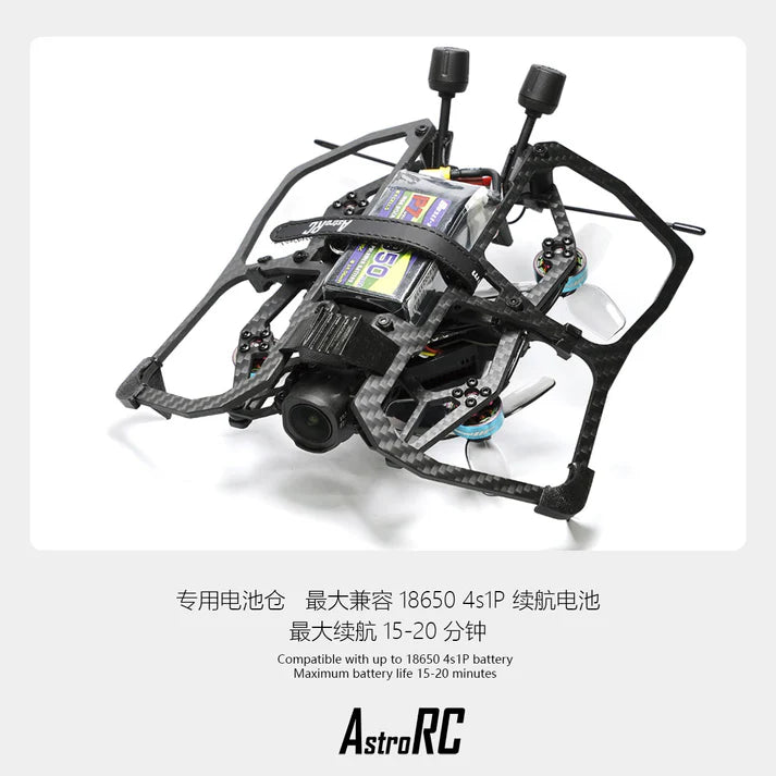 AstroRC Carbonfly 25 V3 2,5 pulgadas Cinewhoop