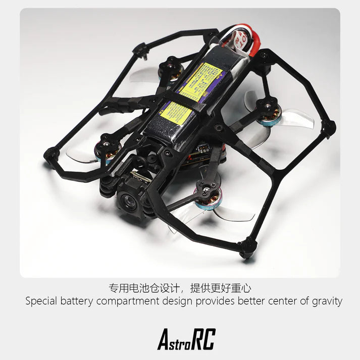 AstroRC CarbonFly 80 1.8inch（80mm)tinywhoop Frame O4 version