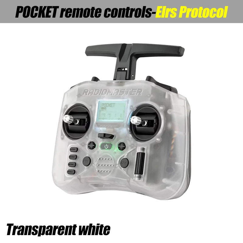 Radiomaster Pocket FCC M2 Hall Gimbal Transmitter Remote Control Portable Built In LED Light Foldable for FPV Racing Drone