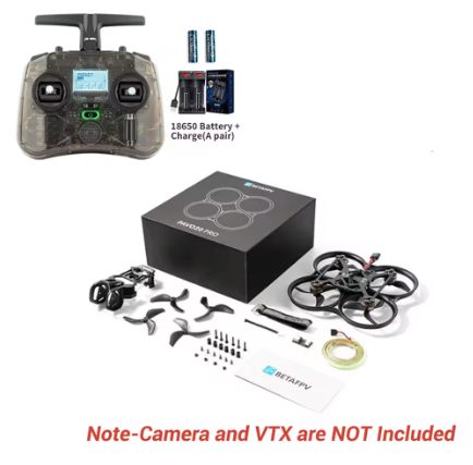 BETAFPV Pavo20 PRO para O4 ELRS 2,4G + Control Remoto Radiomaster Poket