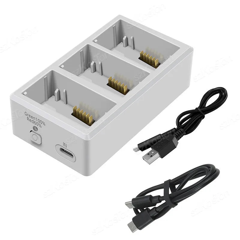 Three Channel Two-Way Charging Hub for DJI Mini 4 Pro/Mini 3 Pro Battery for Mini 3 Pro Battery Charger Drone Accessories