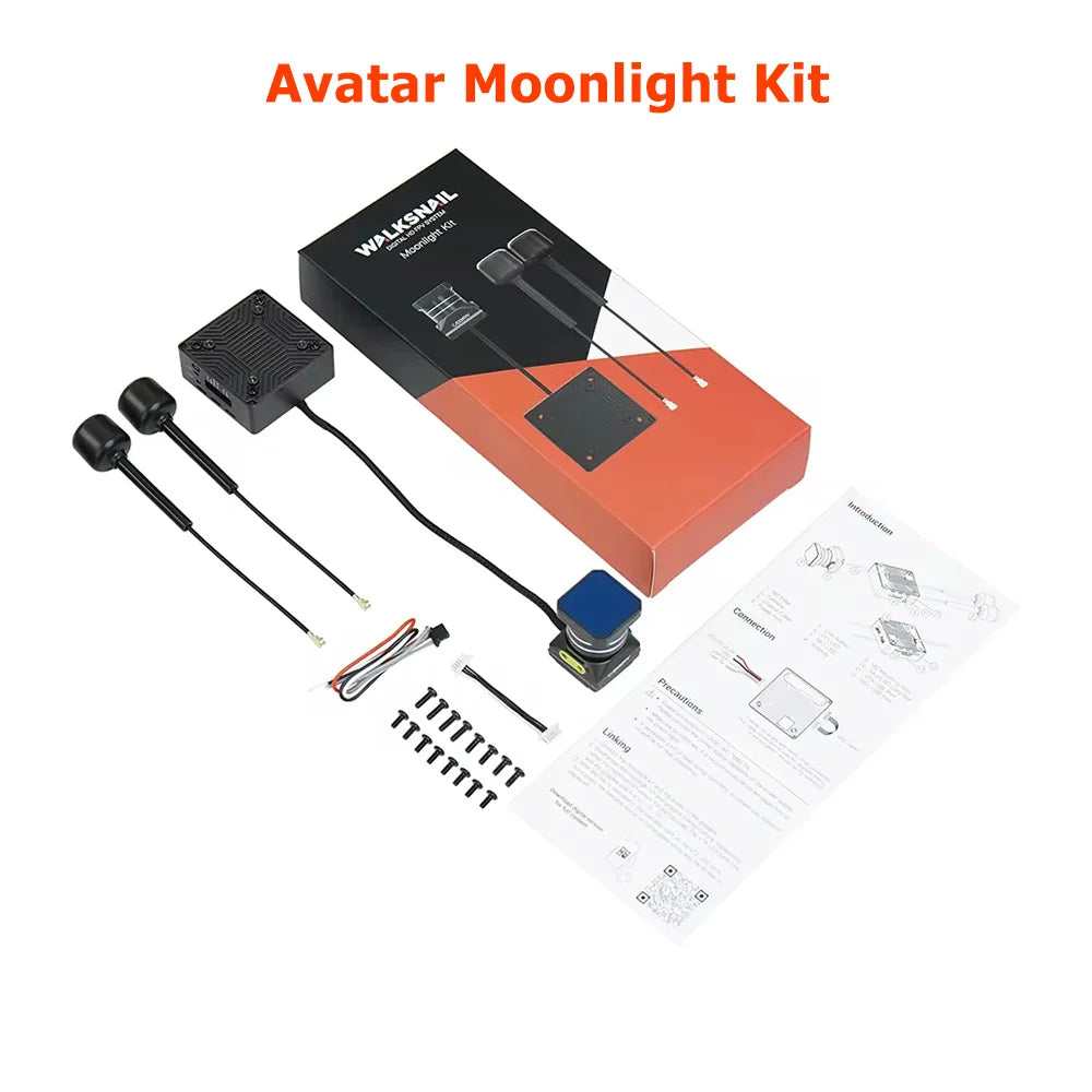 CADDXFPV Walksnail Avatar Moonlight kit 4K HD Camera Built-in EIS Support Gyroflow For RC FPV Freestyle Drone Quadcopter Plane