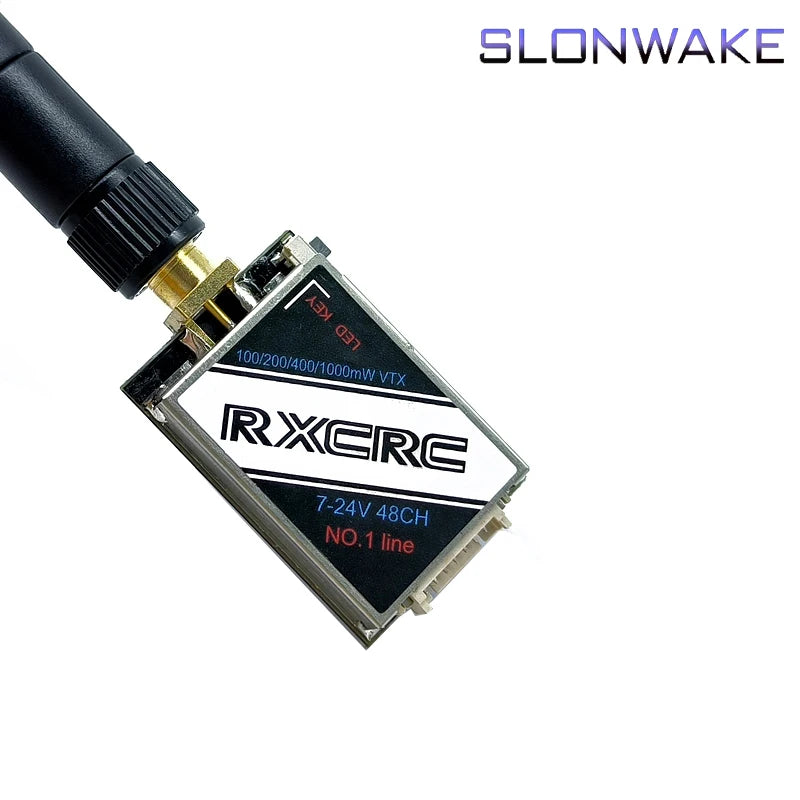 SLONWAKE 48CH 5.8G 0/100/200/400/1000mW Switchable VTX Video Transmitter Module OSD Control For FPV RC Racing Drone