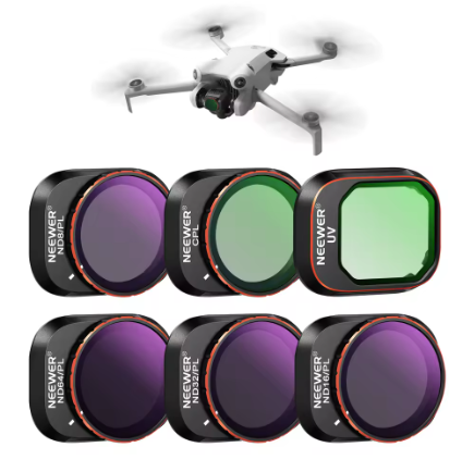 Nuevo juego de filtros NEEWER ND y CPL para DJI Mini 4 Pro, 4 paquetes/6 paquete