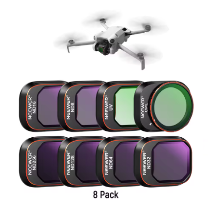 Nuevo juego de filtros NEEWER ND y CPL para DJI Mini 4 Pro, 4 paquetes/6 paquete