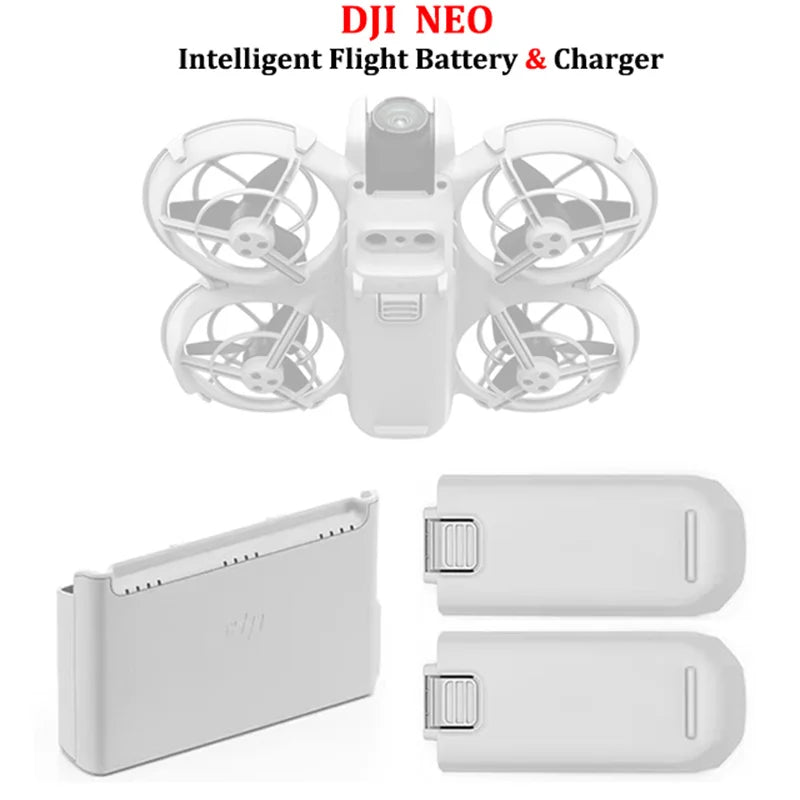 Original DJI NEO Drone Intelligent Flight Battery 2435mAh / Charger RC Quadcopter Spare Parts Replacement Battery Accessories