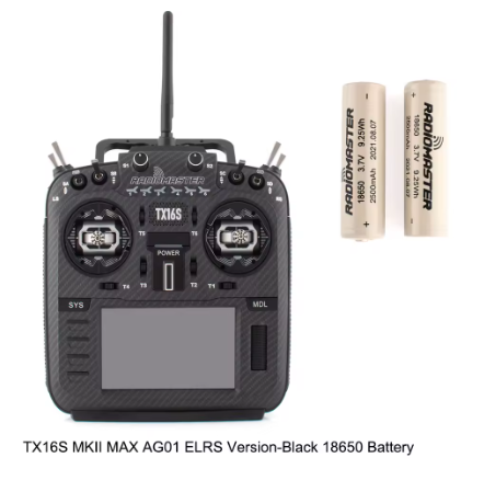 RadioMaster TX16S MKII MAX con AG01 Hall Gimbals ExpressLRS
