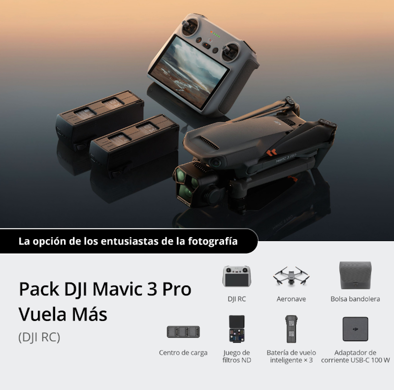 Pack DJI Mavic 3 Pro Cine Premium (DJI RC Pro)