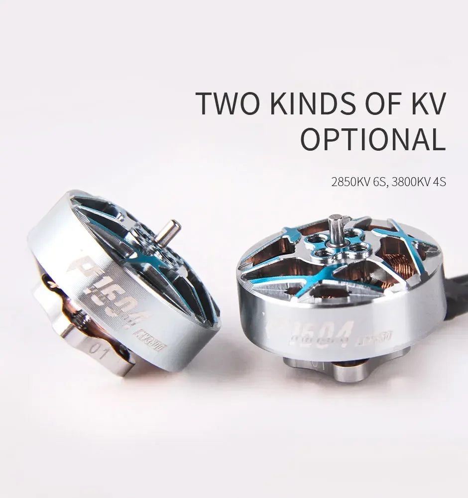 motores brushless MotorT 4PCS P1604 2850KV 6S