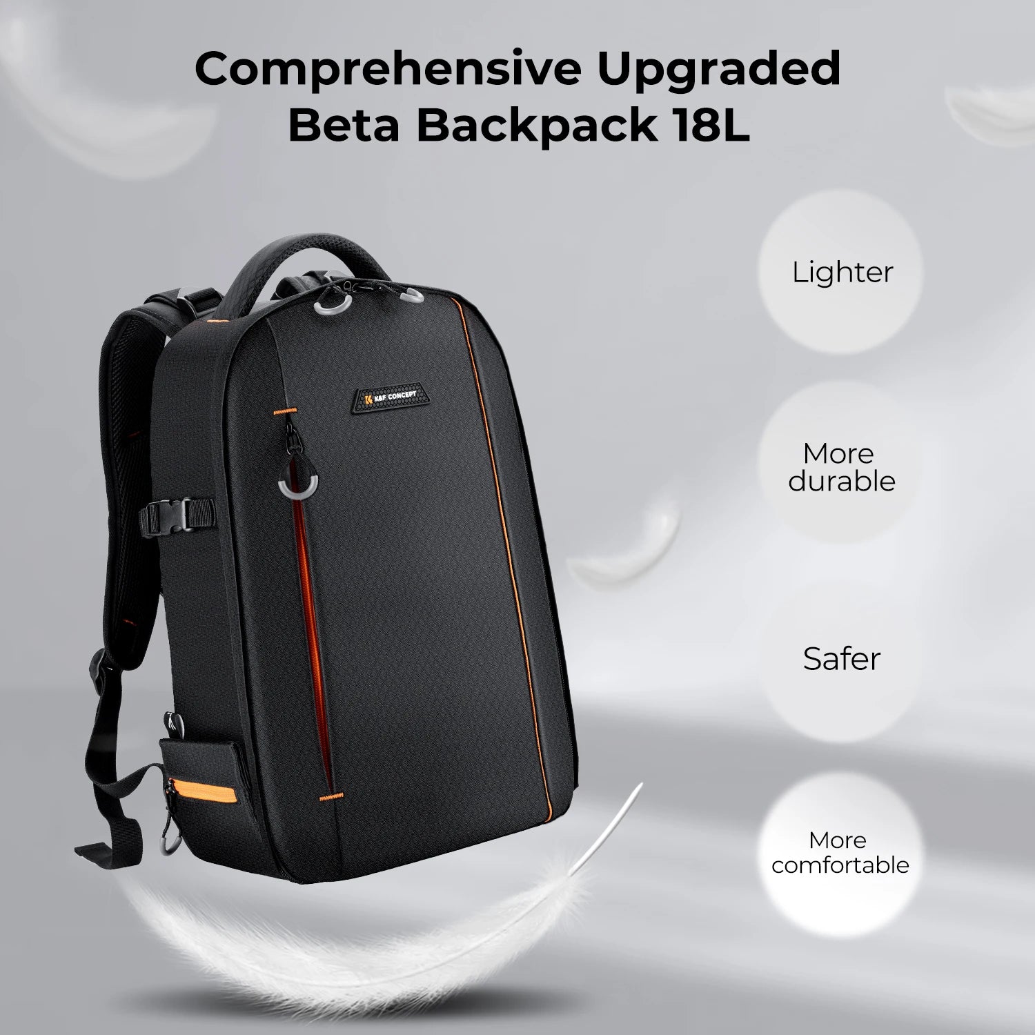 K & F Concept-mochila profesional para cámara de vídeo, lentes digitales de viaje ligeras