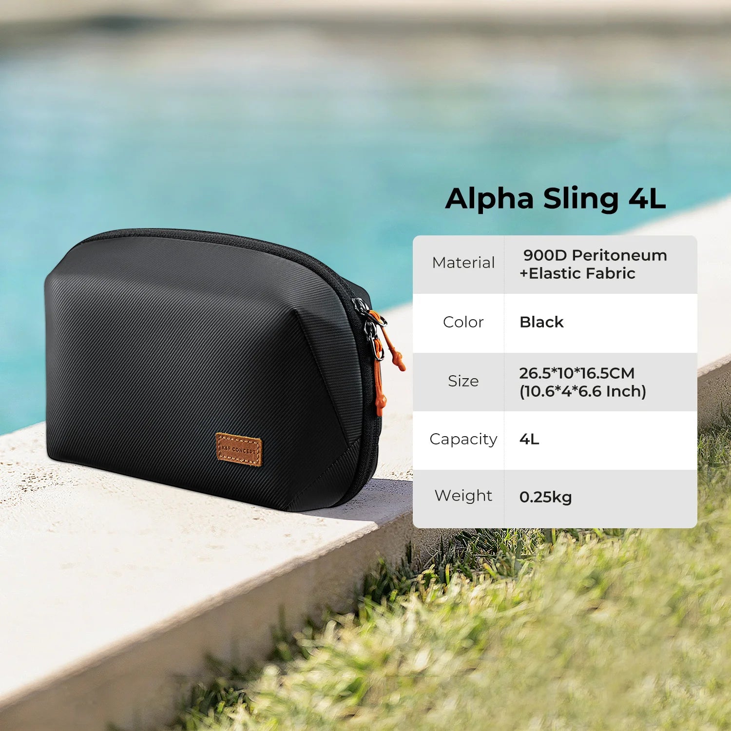 K & F Concept-Bolsa de almacenamiento Digital de gran capacidad, organizador portátil de 4L