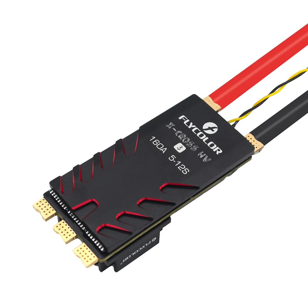 FLYCOLOR X-CROSS HV3 60A/80A/120A/160A ESC 5-12S BLHeli-32 Dshot Proshot 64MHz 32-Bit Speed Controller for RC FPV Racing Drone