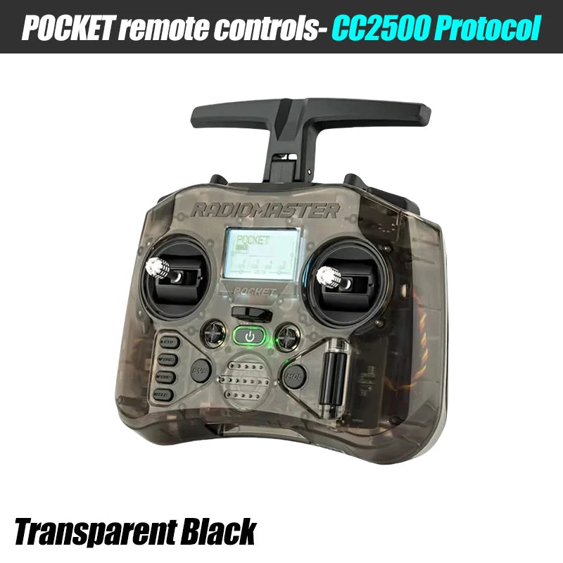 Radiomaster Pocket FCC M2 Hall Gimbal Transmitter Remote Control Portable Built In LED Light Foldable for FPV Racing Drone