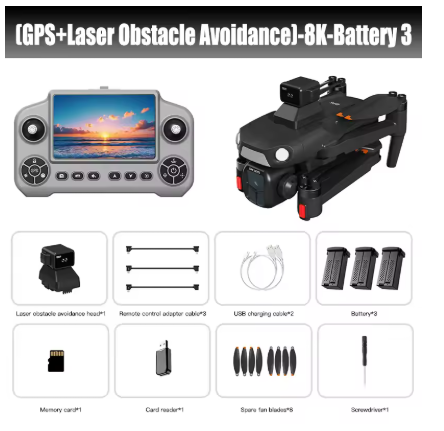 Xiaomi A1R 3S GPS Drone 8K Cámara HD Profesional 360