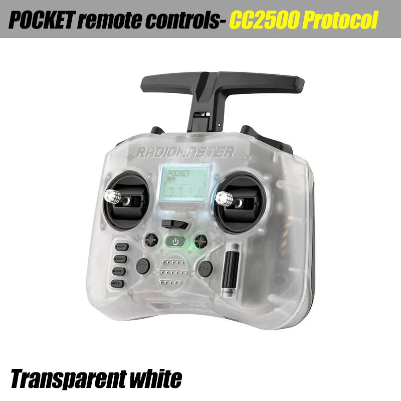 Radiomaster Pocket FCC M2 Hall Gimbal Transmitter Remote Control Portable Built In LED Light Foldable for FPV Racing Drone