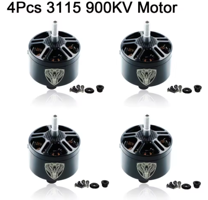 motores brushless COBRARC 4 Uds nuevo 3115 900KV 3-6S Motor sin escobillas