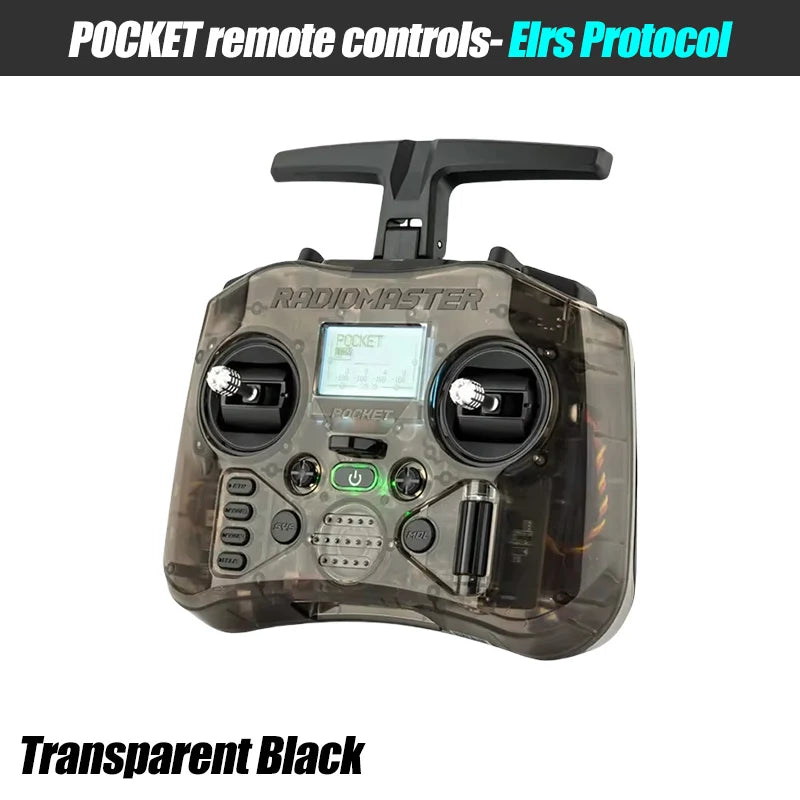 Radiomaster Pocket FCC M2 Hall Gimbal Transmitter Remote Control Portable Built In LED Light Foldable for FPV Racing Drone